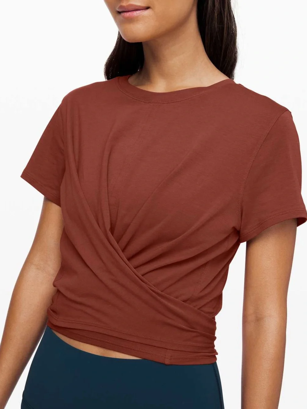 Lululemon Time To Restore Short Sleeve in Rustic Clay Size 8/10